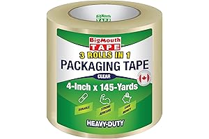 Heavy Duty Clear Packaging Tape, 4 Inch