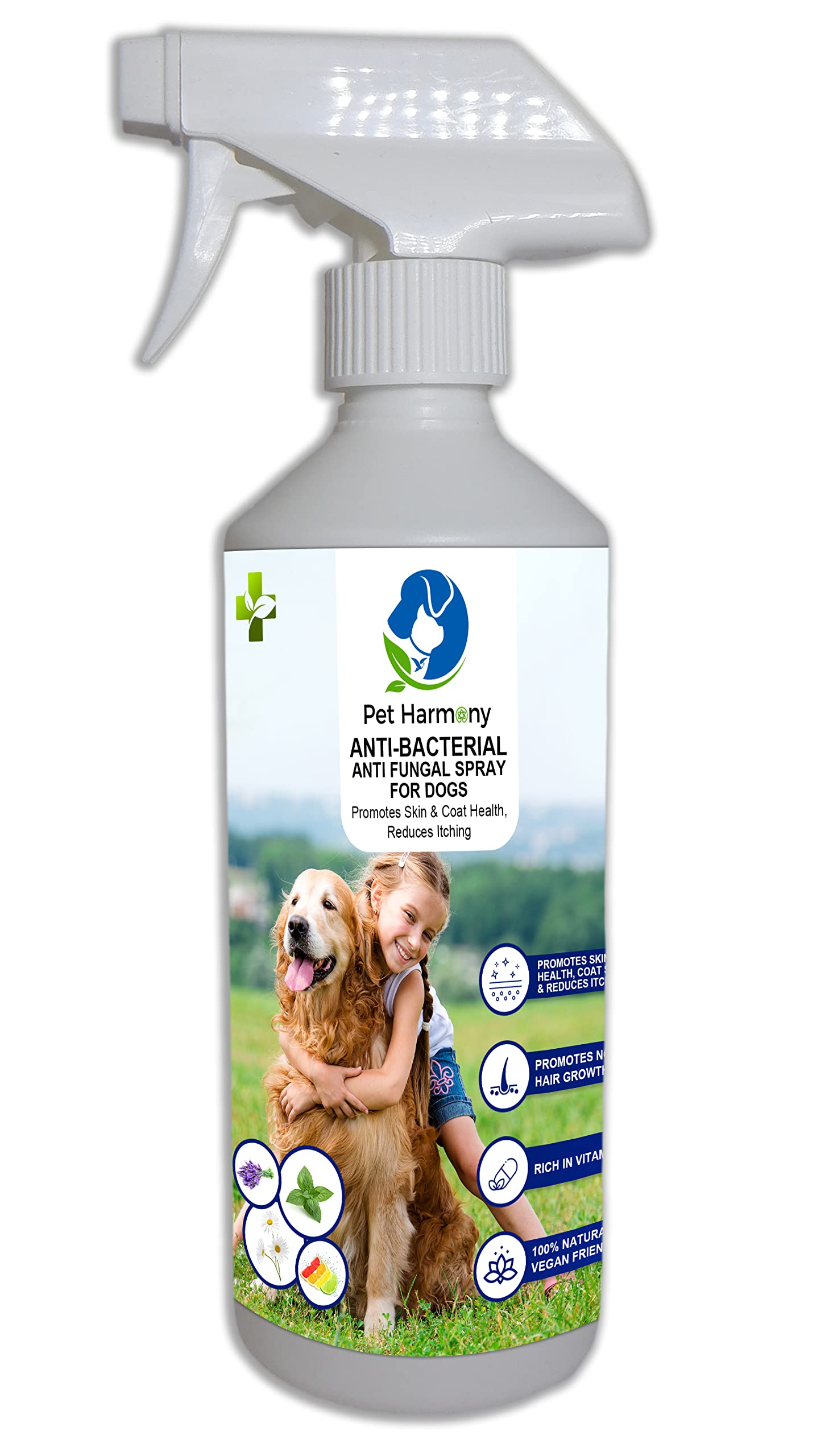 Buy Pet Harmony Natural Dog anti itch Skin Wound Healing Spray