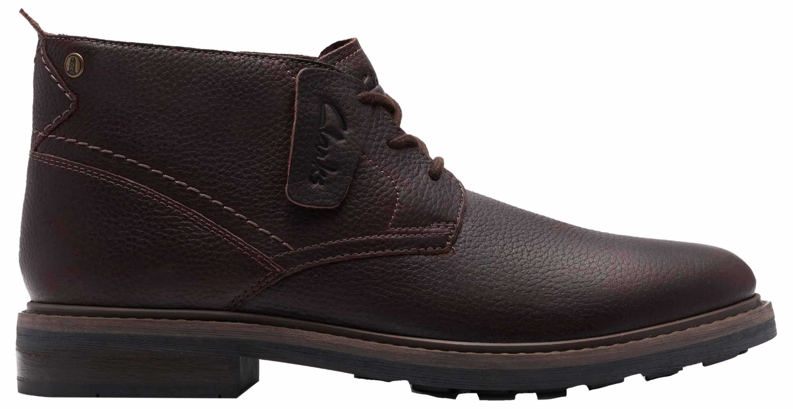 Clarks Newford Mid WP Mens Brown WLined Lea, 9.5