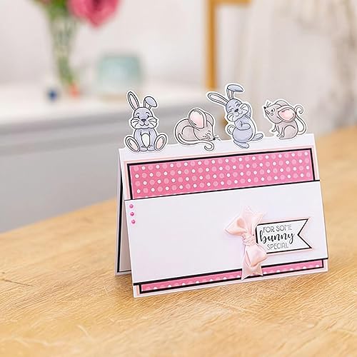 Miniatura 4 de Juegos de sellos y troqueles transparentes para hacer tarjetas, plantillas cortadas para álbumes de recortes, álbum de fotos, plantilla de estampado