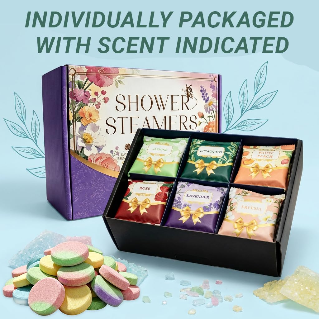 Aromatherapy Shower Steamers with Essential Oil Fragrance