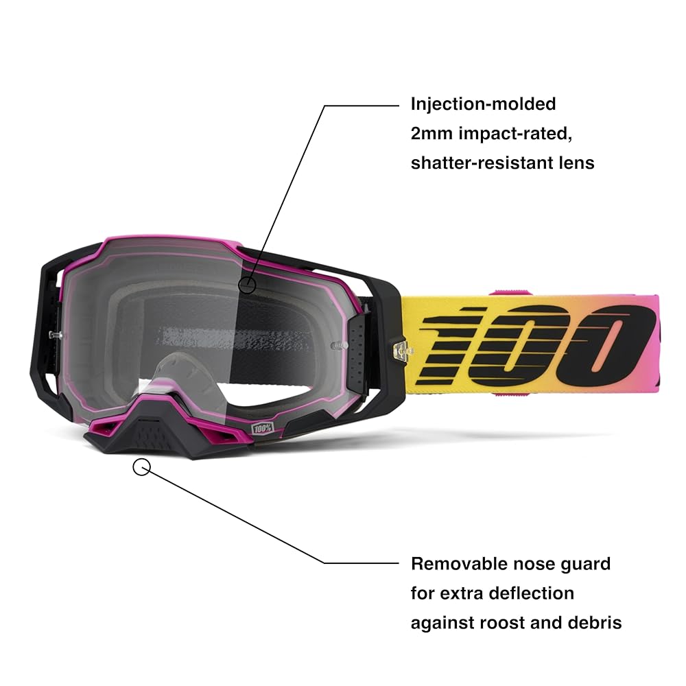Amazon | 100% ARMEGA プレミアム保護スポーツゴーグル ウルトラ