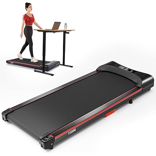 Walking Pad, Under Desk Treadmill, Treadmills for Home Powerful and Quiet, 2.5HP Folding Treadmill, Walking Pad Treadmill 3 in 1, Portable Walking Pad with Remote LCD Display for Home, Office