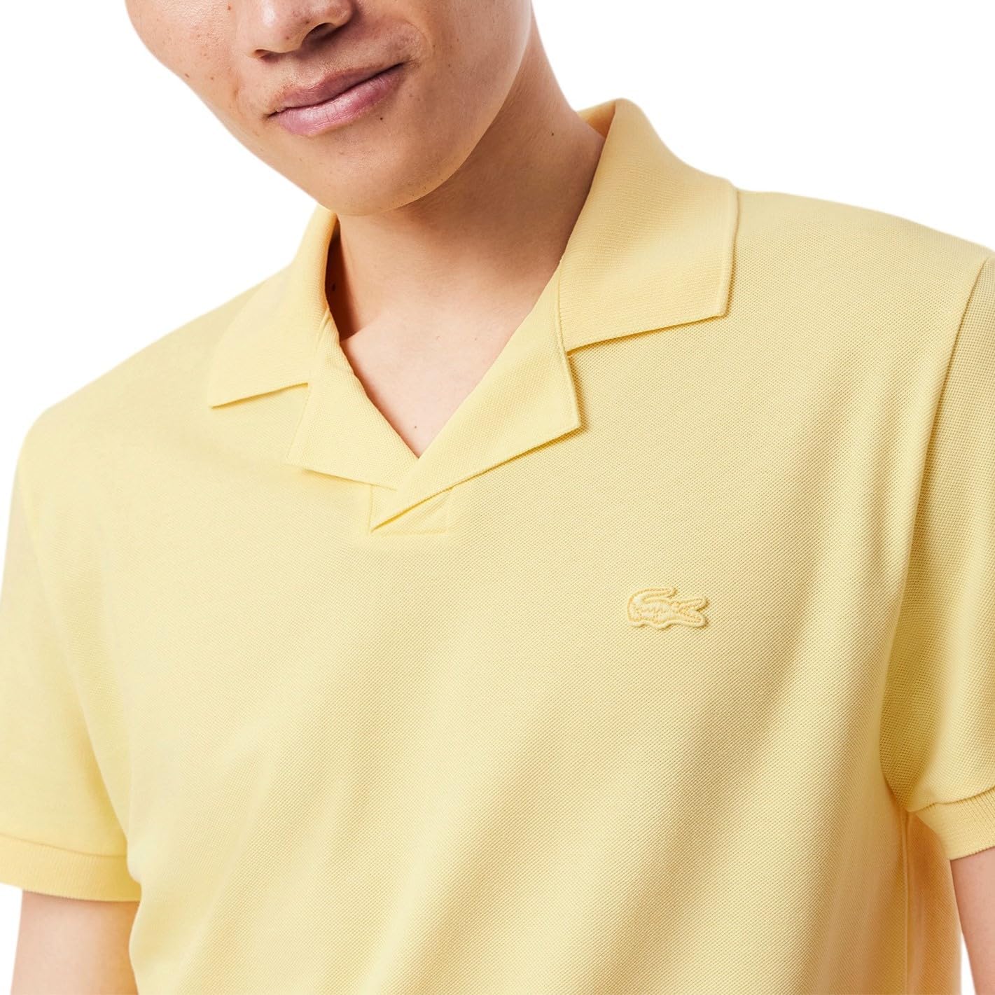 Lacoste Men's Classic Fit Open Neck Paris Polo Shirt