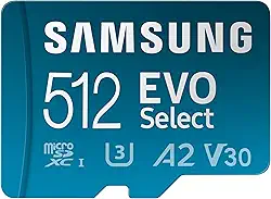 SAMSUNG EVO Select 512GB microSD