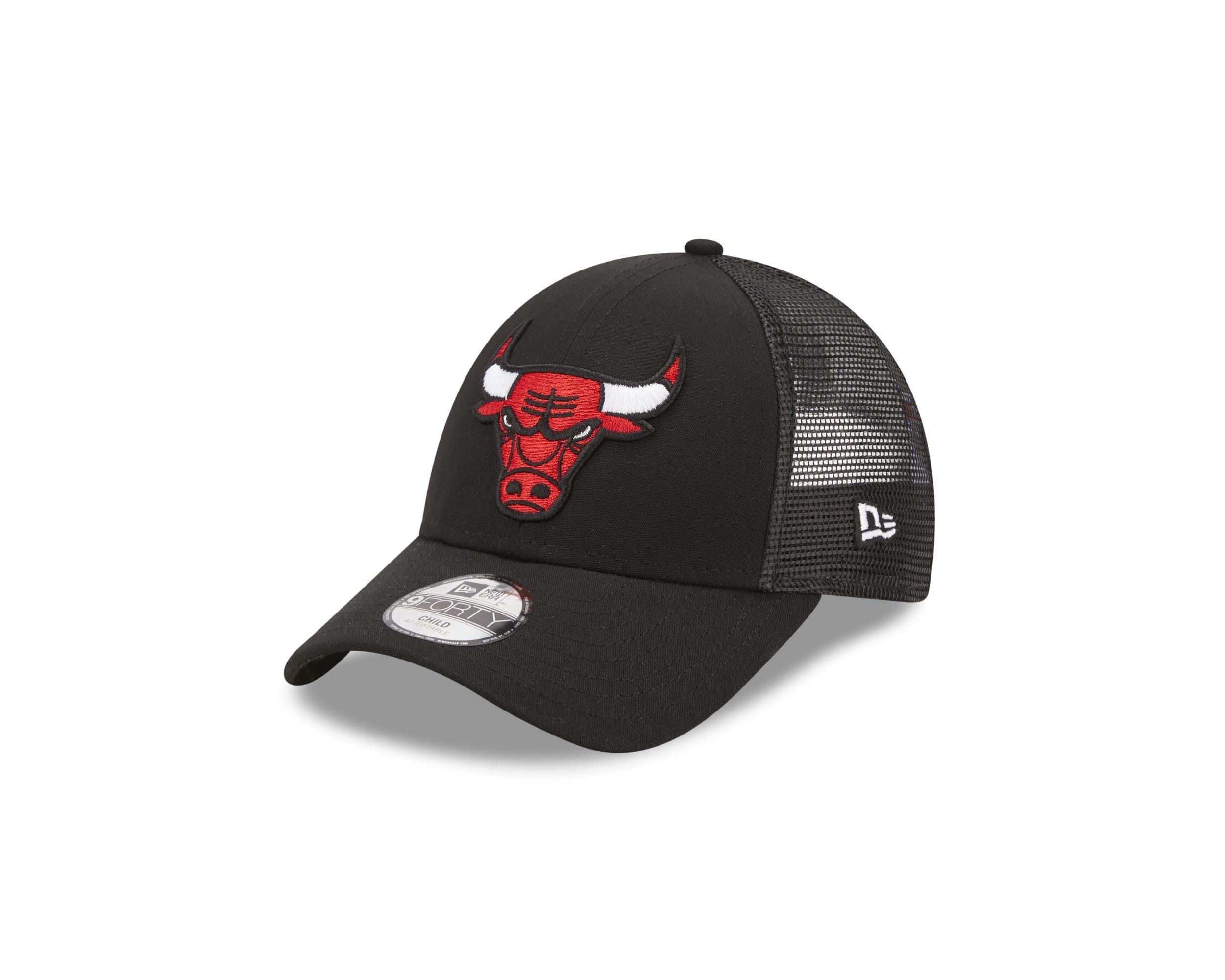 New Era Chicago Bulls Truckercap NBA Basketball verstellbar Kinderkappe Schwarz - Child