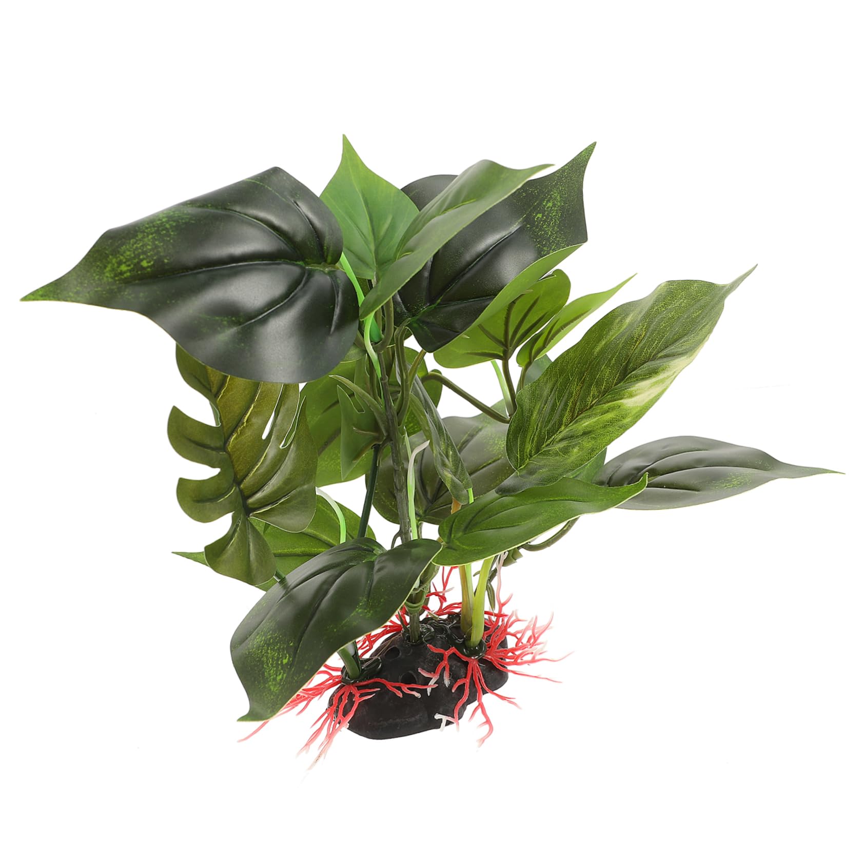 BESPORTBLE 3piezas Planta Artificial para Acuario Decoración Lifelike Accesorio De Pecera para Ocultar y Jugar Acuarios y Terrarios Material Seguro y Fácil De Mantener