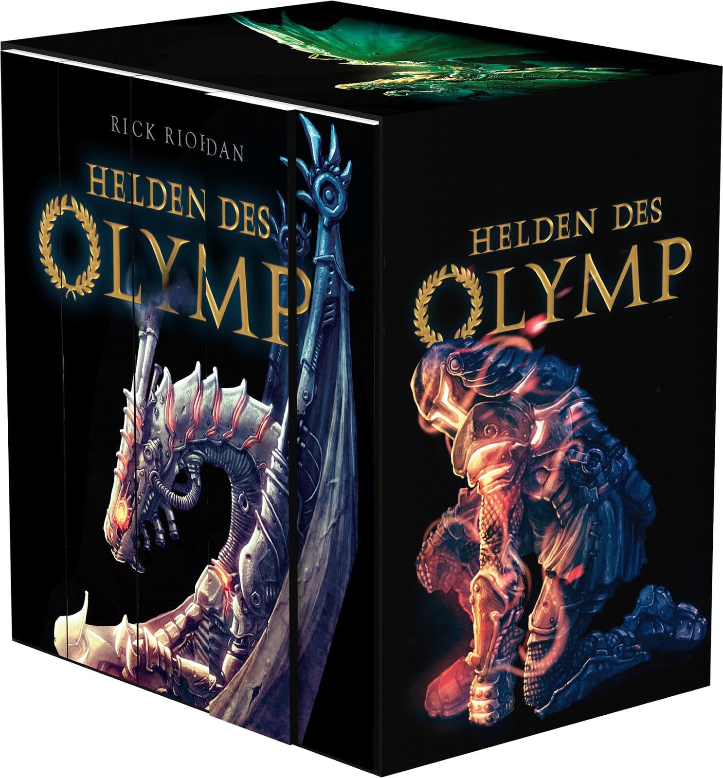Helden des Olymp: Taschenbuchschuber Bände 1-5: Der verschwundene Halbgott (1)/Der Sohn des Neptun (2)/Das Zeichen der Athene (3)/Das Haus des Hades (4)/Das Blut des Olymp (5)