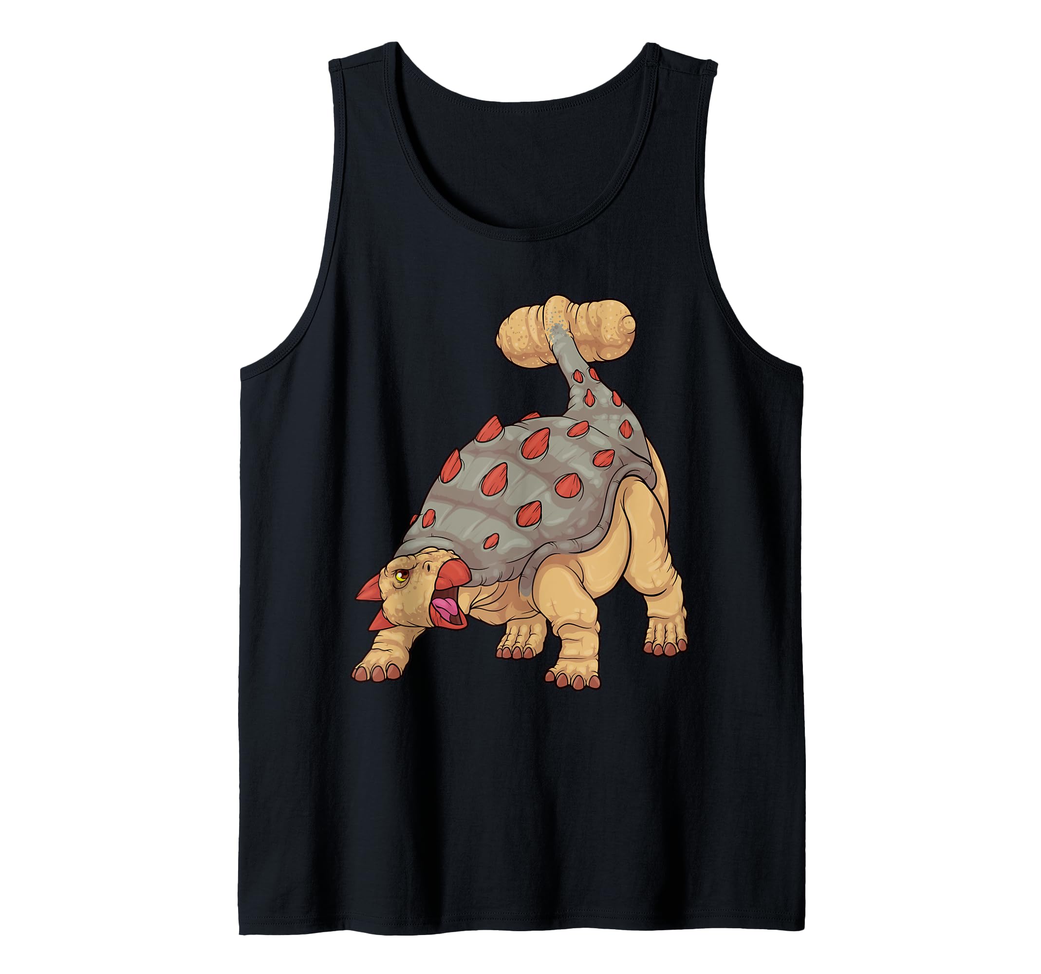 Ankylosaurus Dinosaur Prehistoric Armored Dinosaur Kids Boys Tank Top