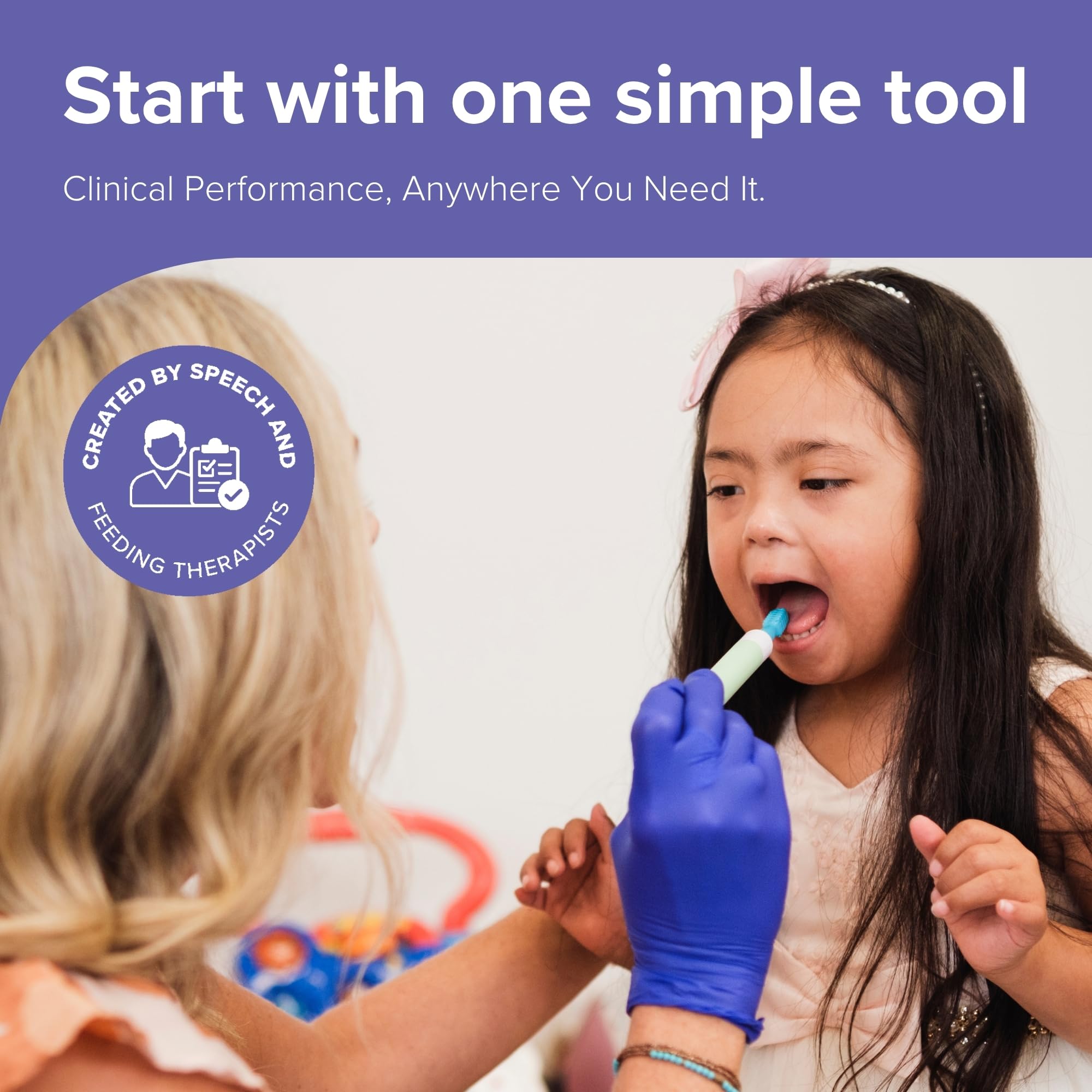 TalkTools Sensi recargable - Herramienta de terapia sensorial para habla y alimentación, productos sensoriales para autismo, herramientas para TDAH, regalos de terapia del habla para niños con autismo