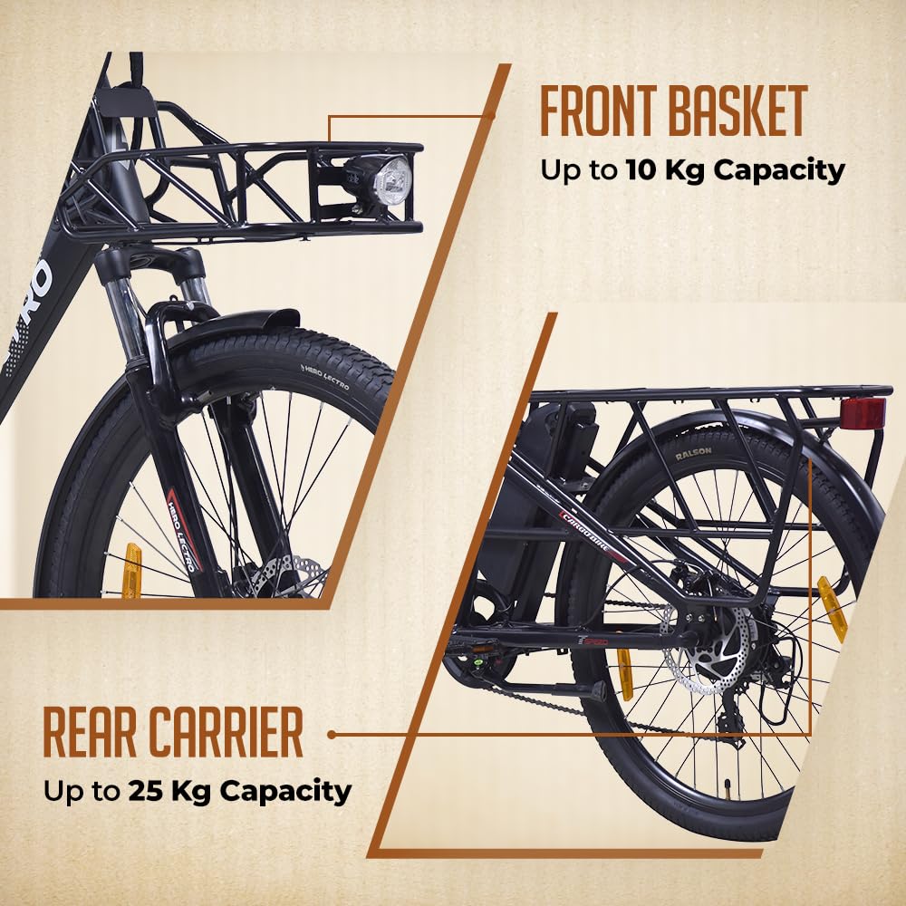 Cargo Bike Hero Lectro Carrier Hero Lectro MUV-E 26T Electric
