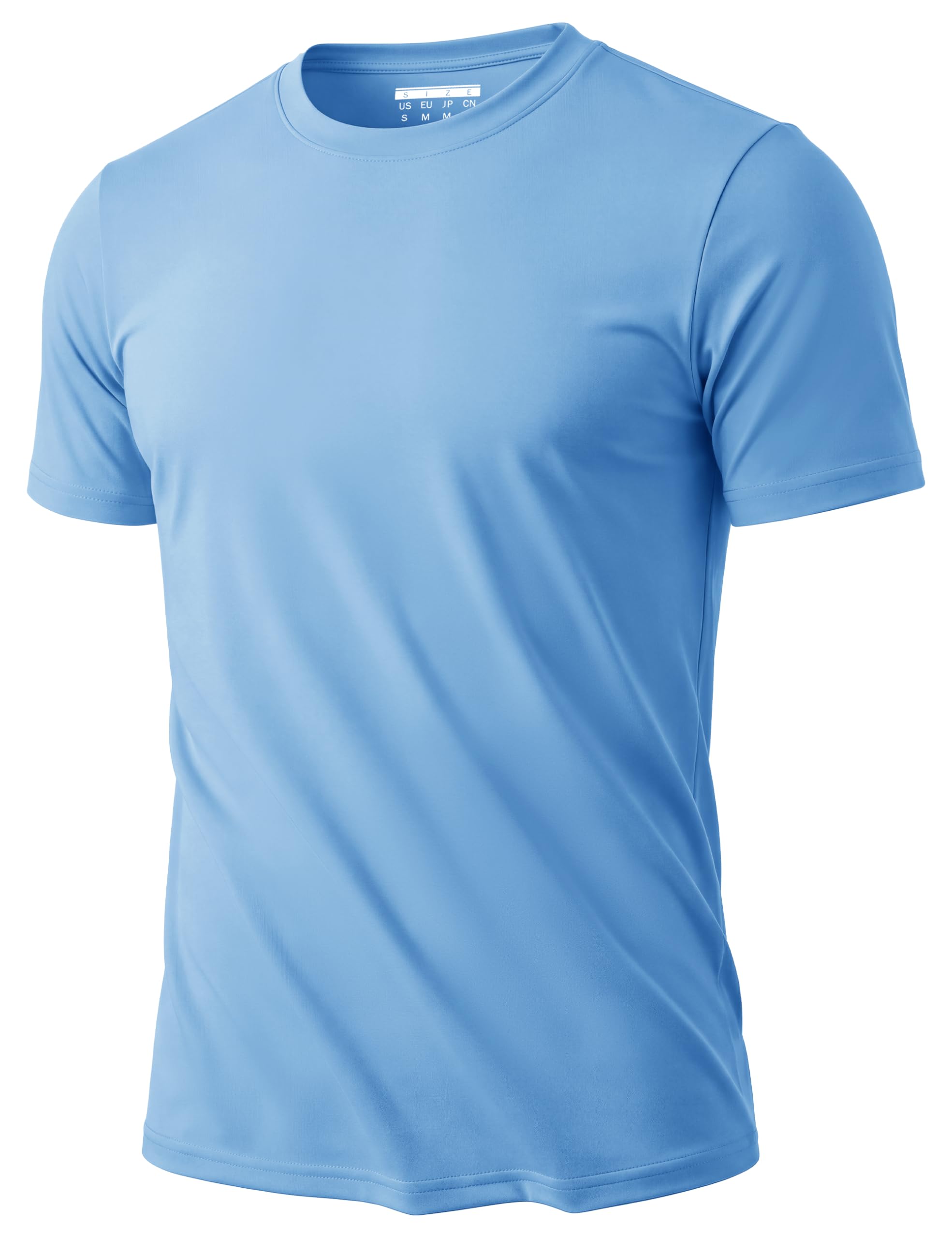 MAGCOMSEN Herren UV-Schutz Sportshirt UPF 50+ Schnelltrocknend Atmungsaktiv Rashguard T-Shirt Schwimmen Angeln Surfen