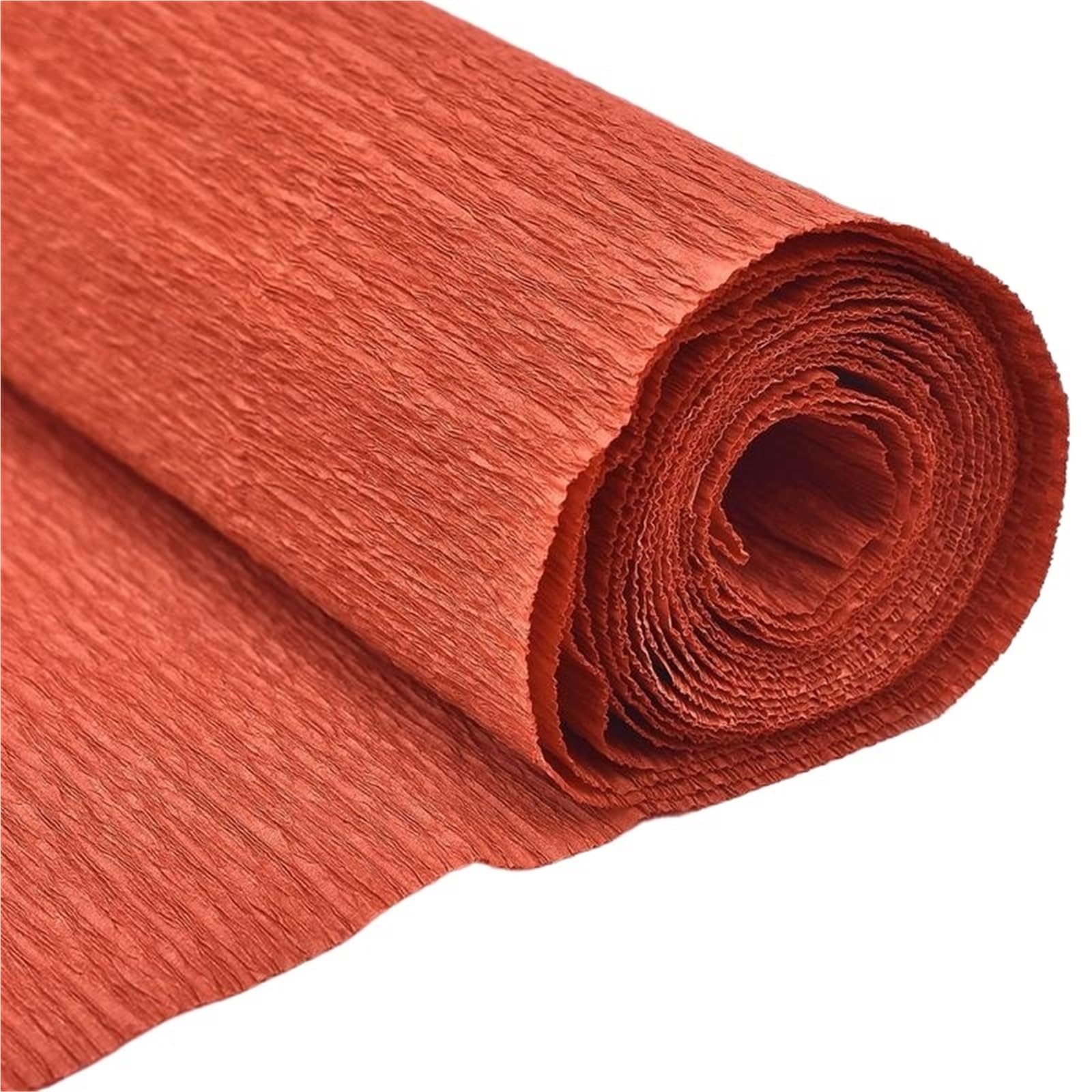 Carta da regalo floreale, Rotoli Di Carta Crespa Colorata 250x50 cm Confezione Da 5 Confezioni Regalo Con Fiori Artigianali Multicolori(Orange)