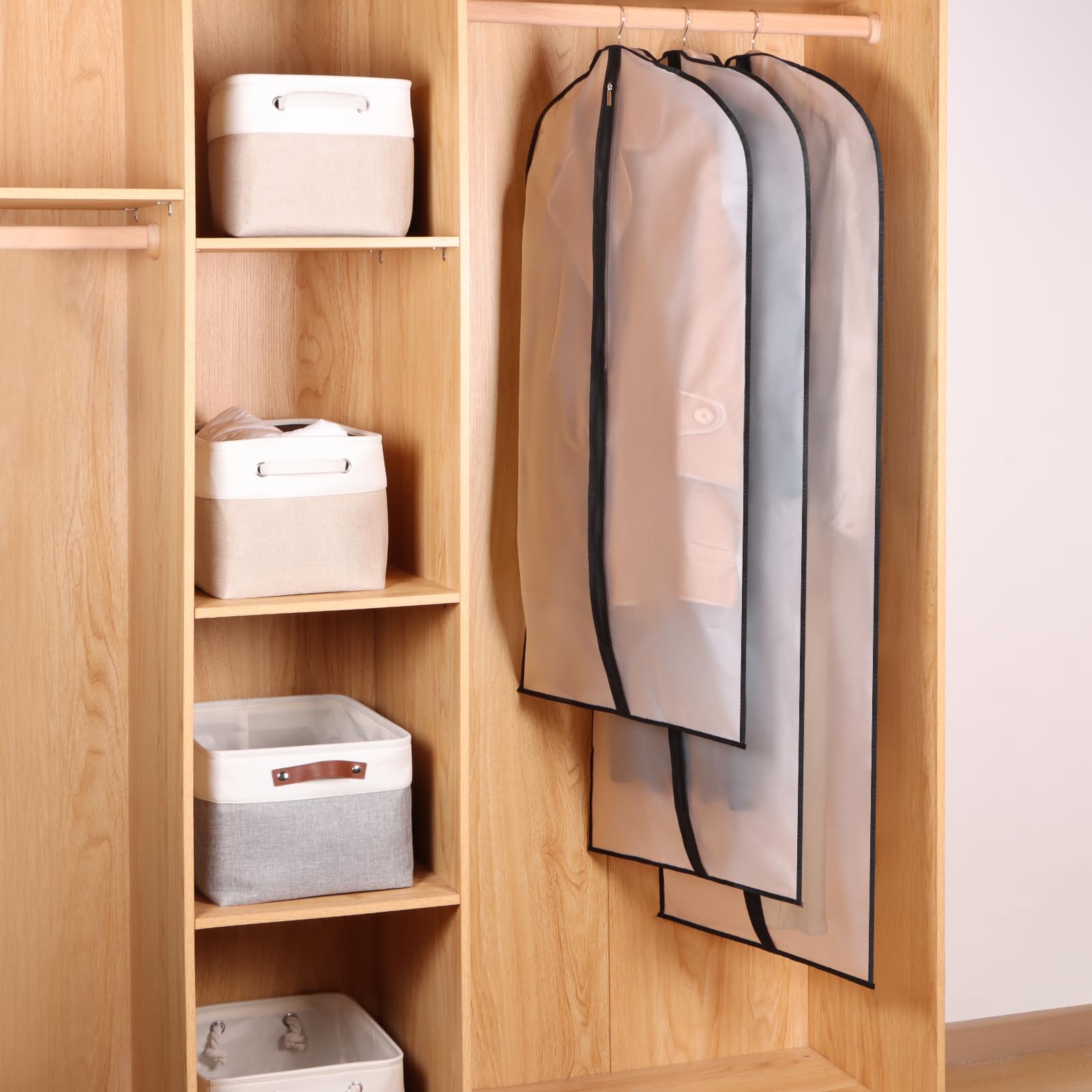 Housses De Vêtements Transparentes, Sac De Rangement Pour Jupe De