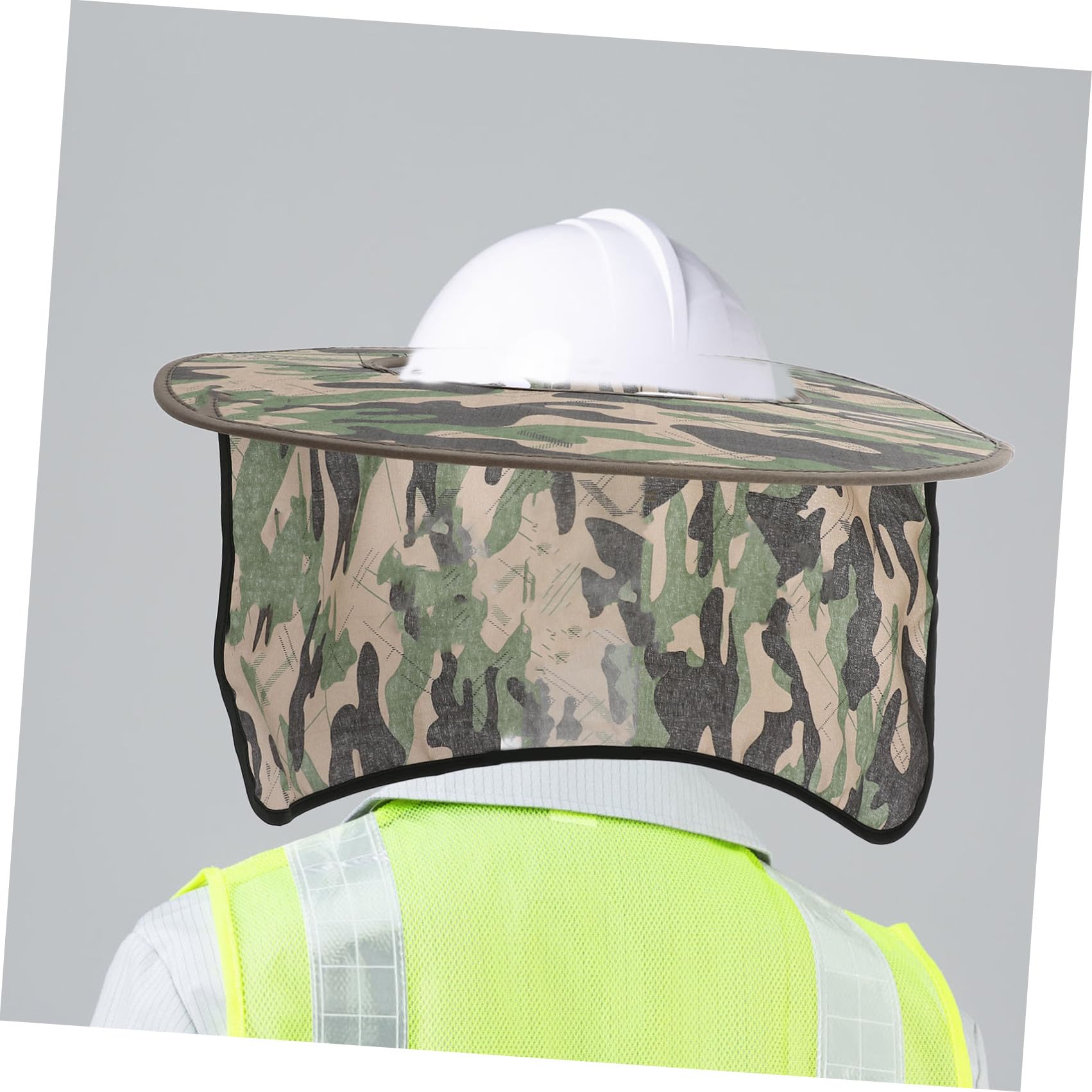 SEWACC Sombrero de Seguridad con Visera para Casco Protección Solar para Construcción y Actividades Incluye Cubierta para Cuello y Diseño Transpirable para y