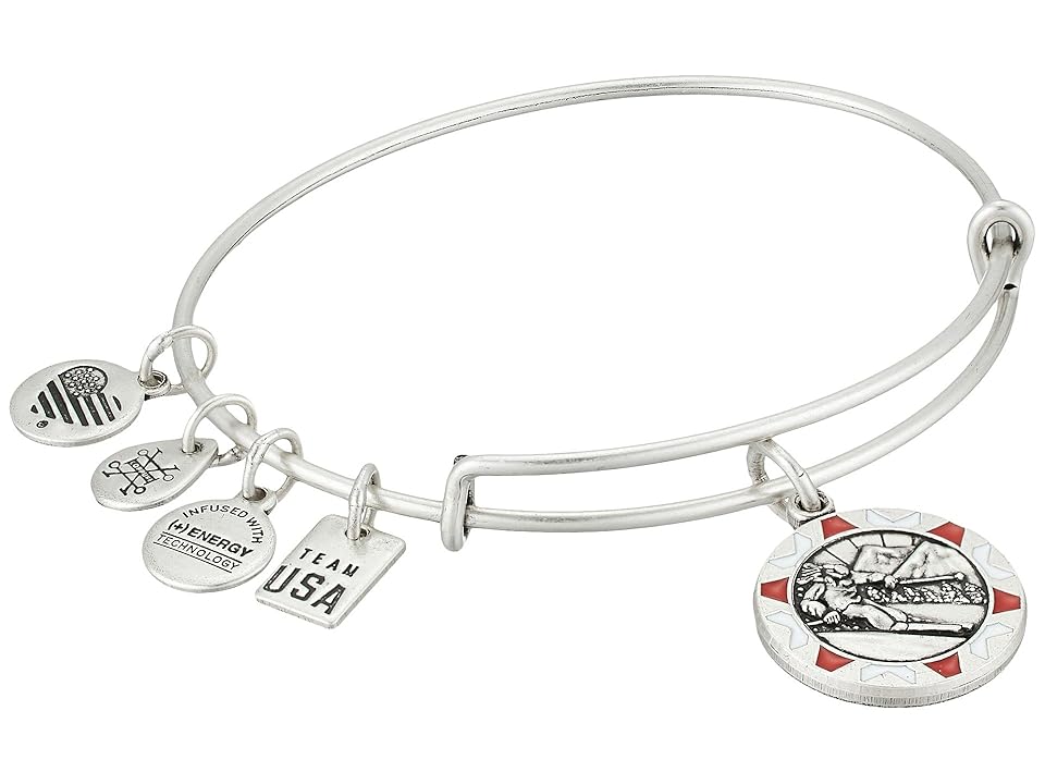 

Alex and Ani Team USA Skiing Bangle (Rafaelian Silver) Bracelet