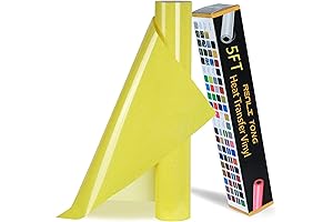 Light Yellow Glitter Heat Transfer Vinyl