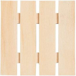Fun Express Mini Wood Pallet Slats – Craftable Wood Pallets for DIY Projects Home Décor Wedding Decorations Personalized Crafts & More – Perfect for Creative DIY Enthusiasts – 6 Pieces