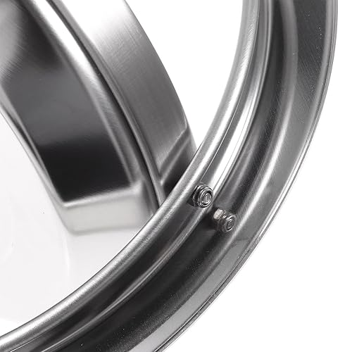 Miniatura 2 de Uonlytech Tapa de bote de basura, simple ojal de basura empotrado, cubierta redonda, tapa de cubo de basura para cocina, baño, oficina