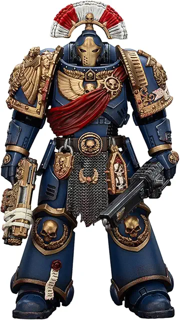 Warhammer 40k Space Marine 2 Ultramarines Action Figur 1/18 Sammelmodell