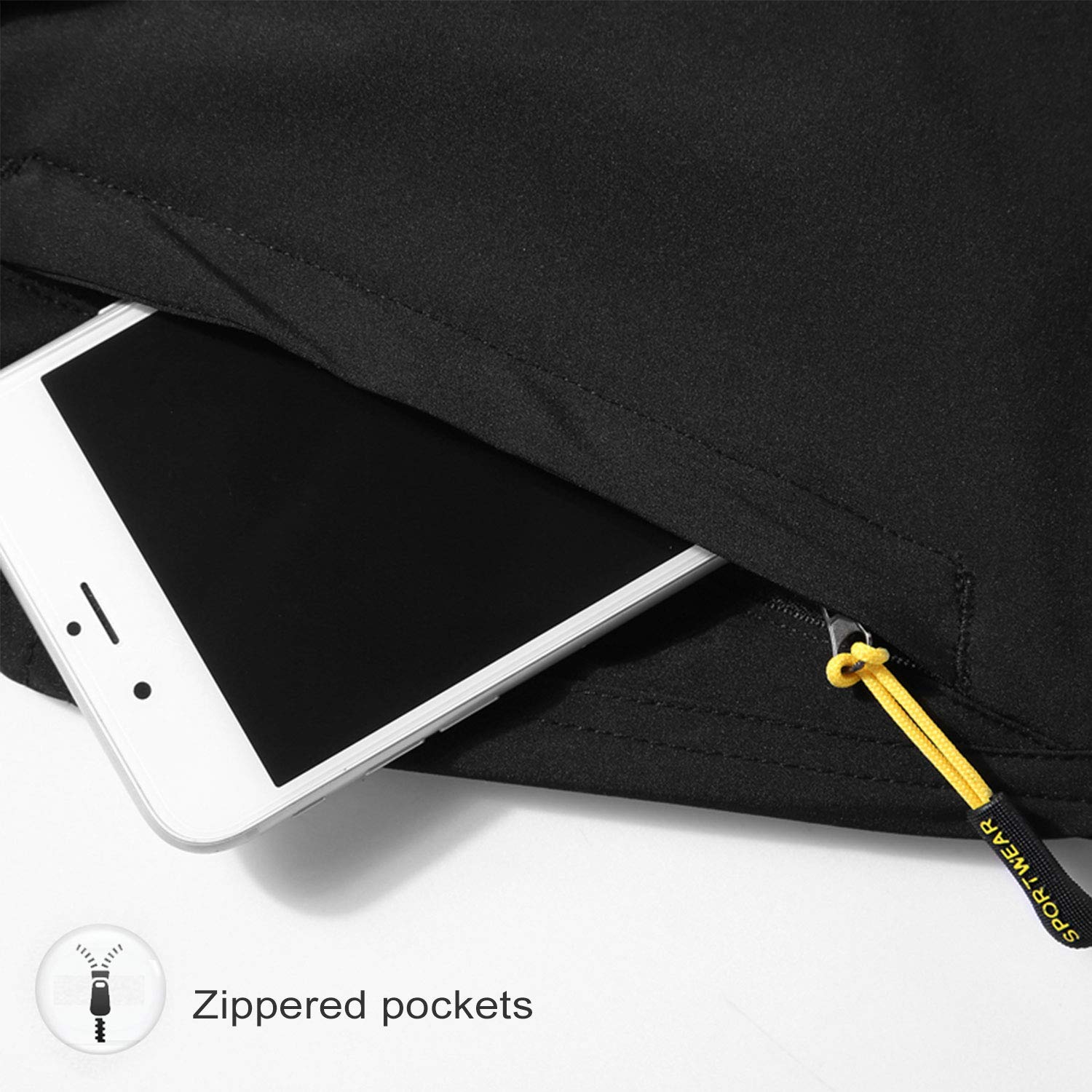 LHHMZ Hommes Pantalon de Randonnée Convertible Extérieur à séchage Rapide Respirant Imperméable Zip Off Pantalon