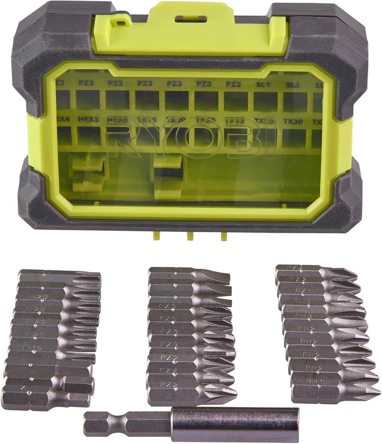 Ryobi RAK31MSDI Torque+ Impact 25mm Screwdriver Bit Set (31 Piece)