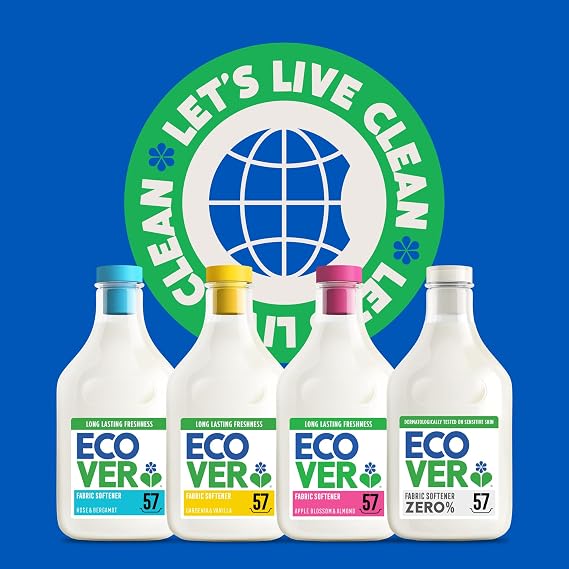 Ecover Zero Fabric Softener, Sensitive Skin, 57 Washes, 1.43L