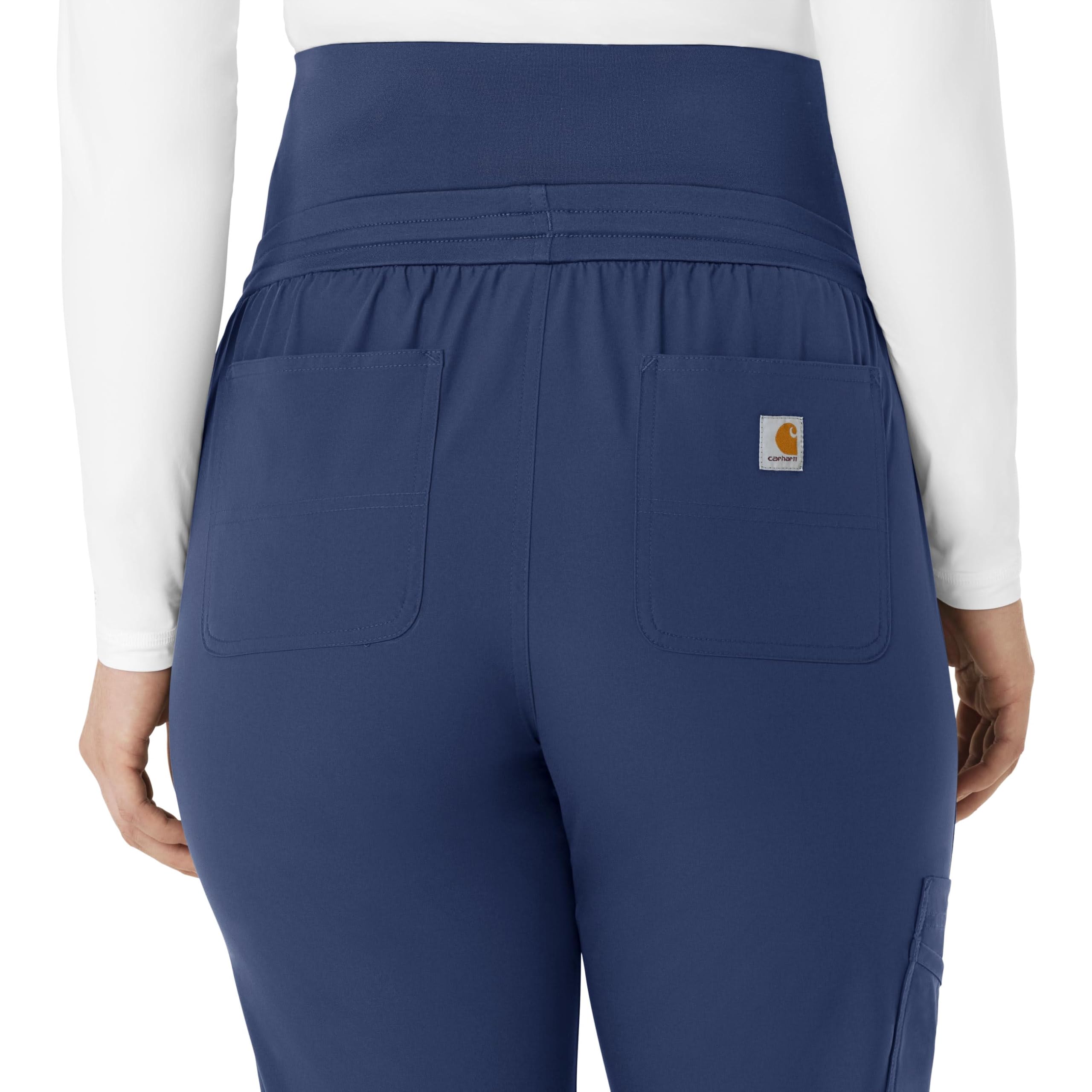 Carhartt Women's Maternity Jogger Scrub Pant - Navy, XS