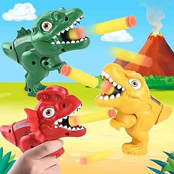 Amazon.com: Dinosaur Toy Gun for Nerf Gun Darts, Dinosaur