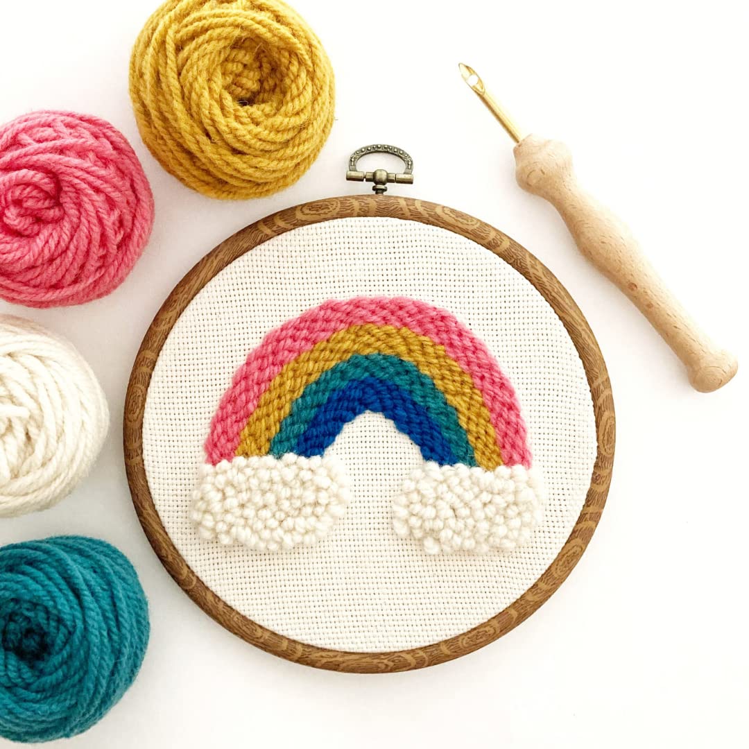 Buy Punch Needle Kit for Beginners Includes Punch Needle, Monks Cloth