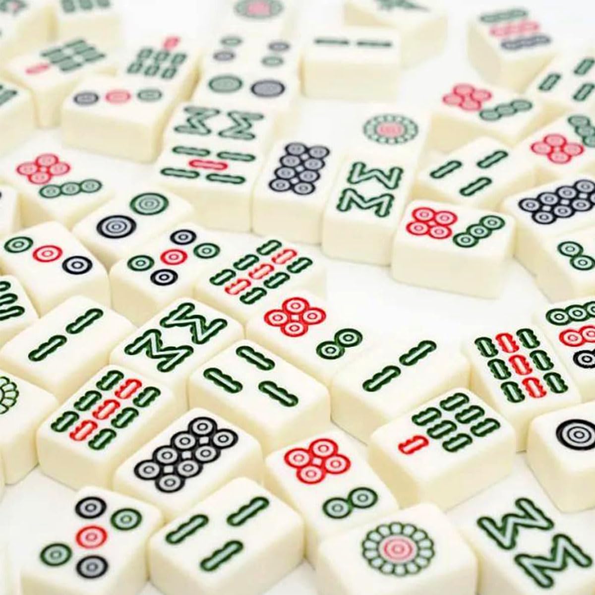 Mini Jeu De Mahjong Traditionnel Chinois - 144 Pièces En Résine + 2 Dés, Portable Et Idéal Pour Jouer En Famille Ou Entre Amis