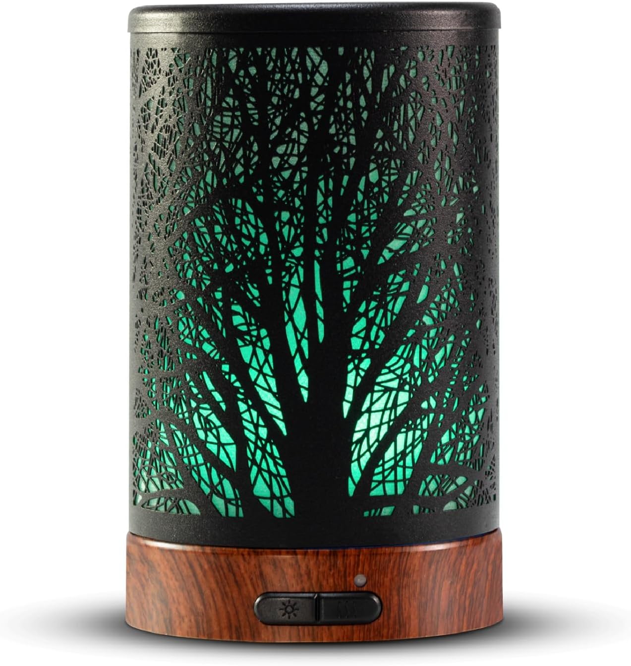 Essential Oil Diffuser Fragrance Aromatherapy Scented Oil Diffuser Ultrasonic Aroma Diffusers Whisper Quiet with Waterless Auto Shut-Off 7 LED Night Light for Home Office SPA (150ml-Forest)