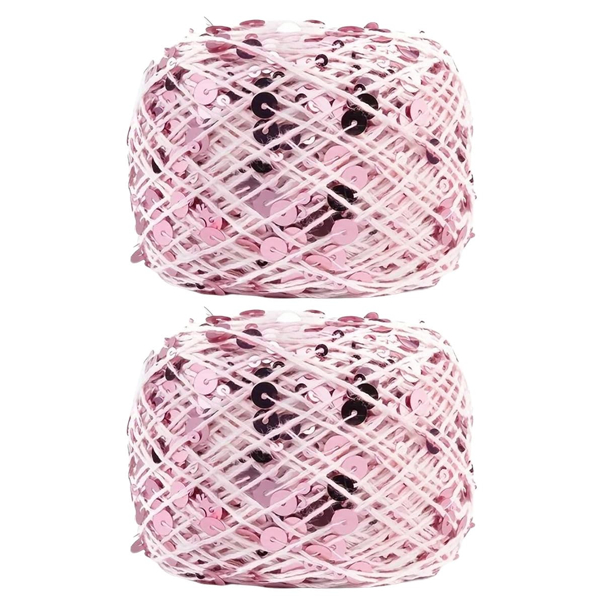 Fil à paillettes scintillantes en coton pour réussir vos projets de crochet sans nœud