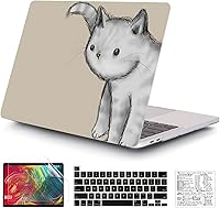 Vista 1 de Funda rígida de plástico compatible con MacBook Pro de 13 pulgadas 2022, 2021, versión 2020-2016, A2338, M1, A2289, A2251, A2159, A1989, funda