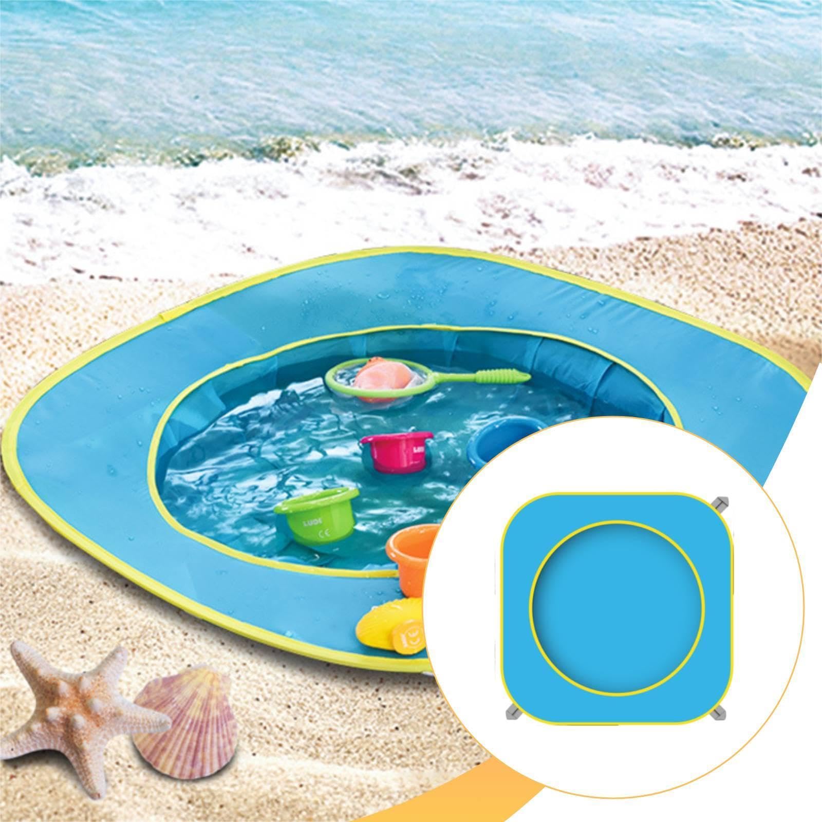 Qianly Tappetino da Gioco Sabbia E Acqua per Bambini Fornito con Utensili Sabbia Stoffa Leggera Resistente E Antivento Adatto per Spiaggia