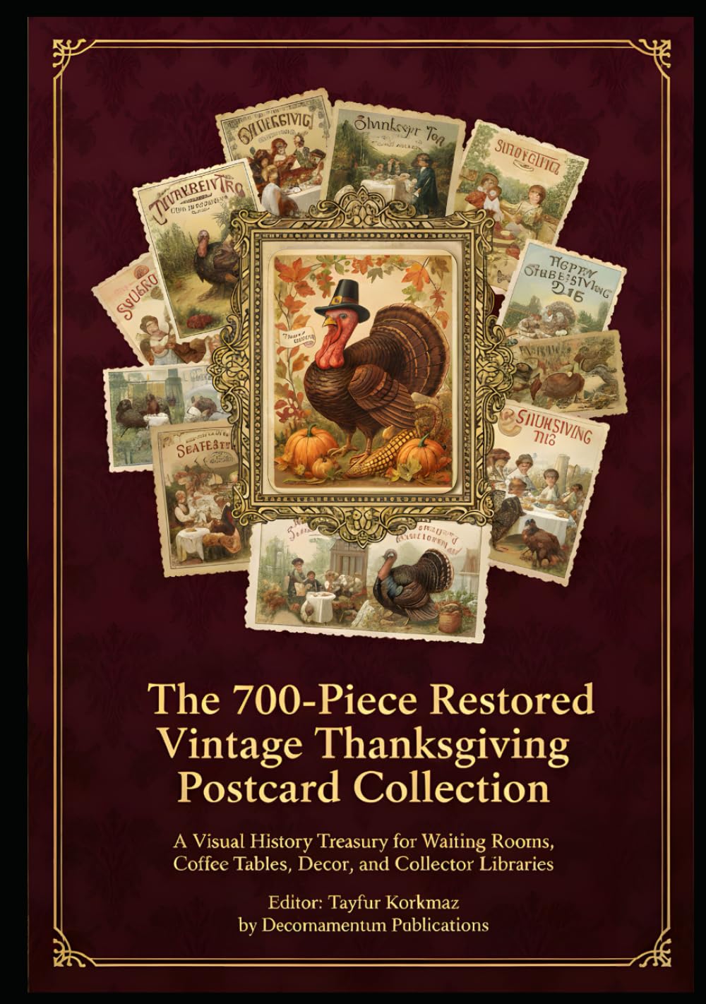 The 700-Piece Restored Vintage Thanksgiving Postcard Collection: A Visual History Treasury for Waiting Rooms, Coffee Tables, Decor, and Collector ... ... of Artistically Restored Images, Perfect)