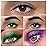 BINGBRUSH Colored Green Mascara for eyelashes Dual ended Long-Lasting Volumizing Lengthening Purple Mascara, green contacts for eyes Waterproof Eye Makeup for Party Daily Looks (02-Green & Purple)