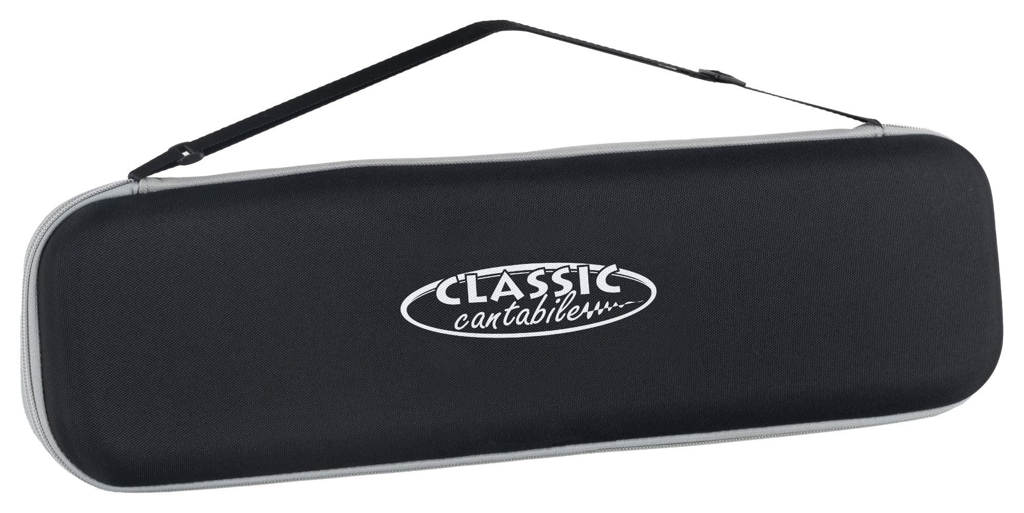 Classic Cantabile PML-37 BK Mélodica - Harmonica à vent avec 37 touches noires - Étendue : f - f³ - Avec étui, embout buccal et tuyau d'embouchure - Noir