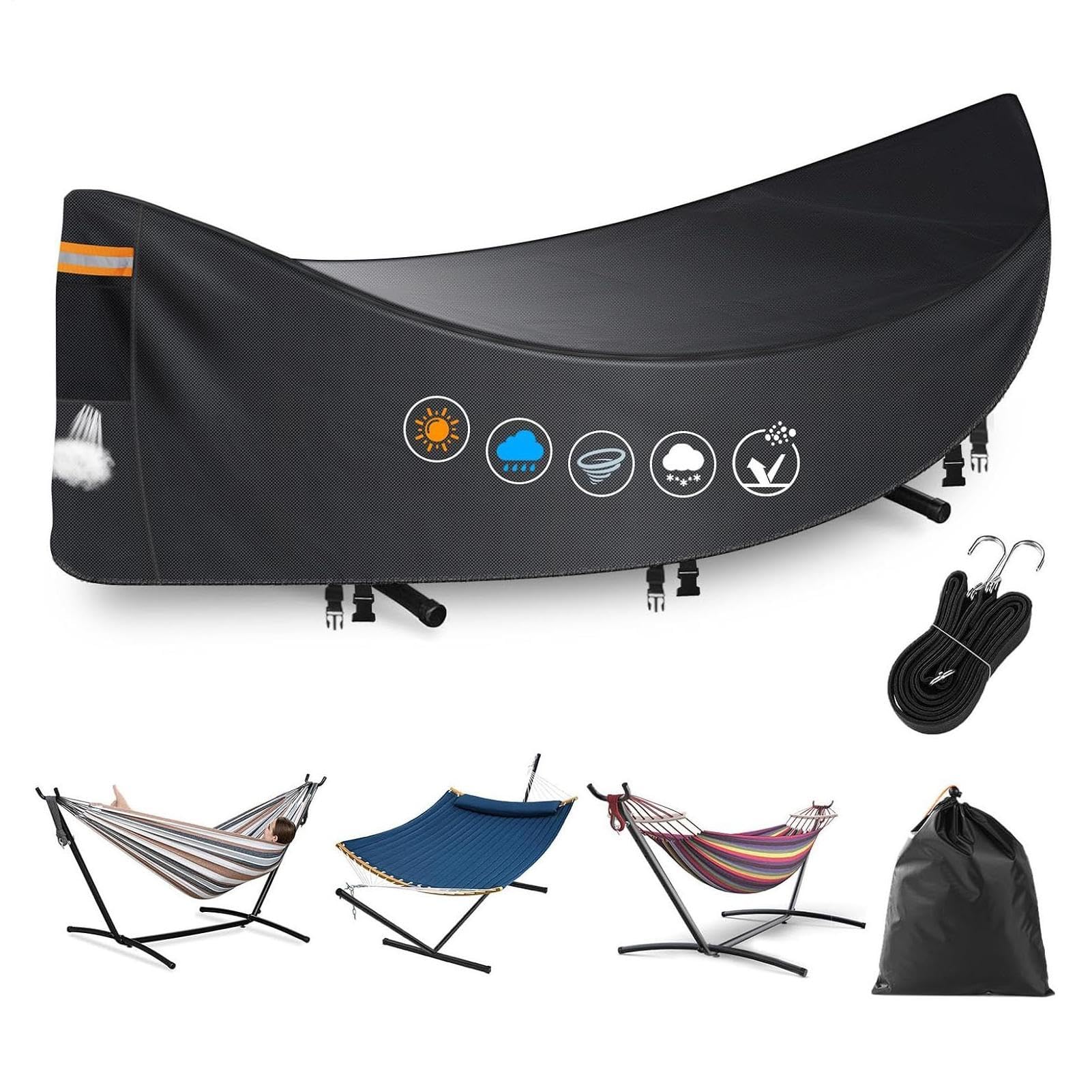 para Hamaca Impermeable para Exteriores Protector Cortaviento Resistente Al | Cubierta de Hamaca Impermeable para Actividades al Aire Libre Ciclismo Montañismo Camping Picnic Jardín Patio