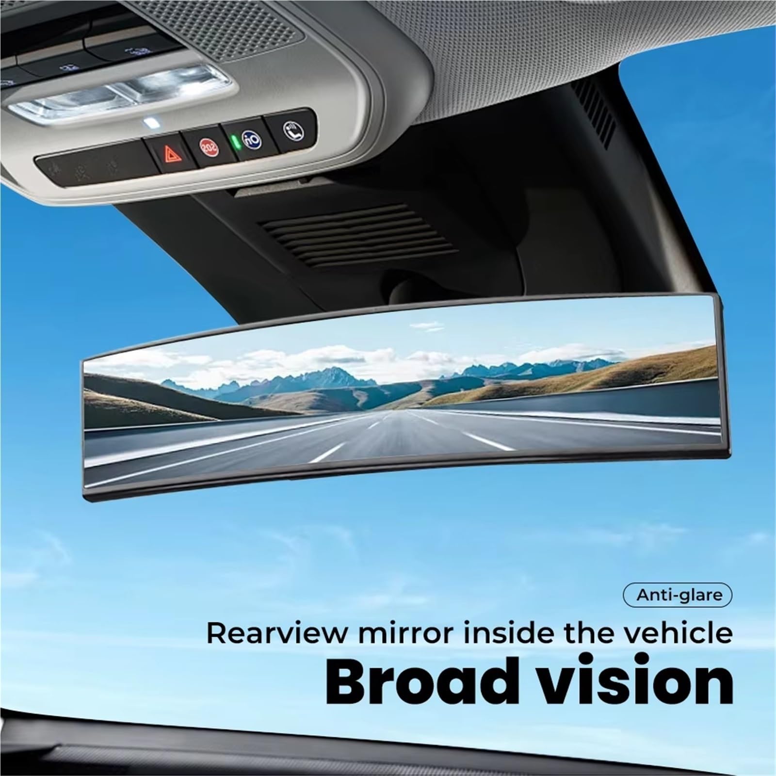 Rétroviseur intérieur Rétroviseur Intérieur Voiture Pour Bébé Pour Grand Angle Convexe Anti-éblouissement Vision Moniteur Auxiliaire Panoramique Miroir intérieur Voitures