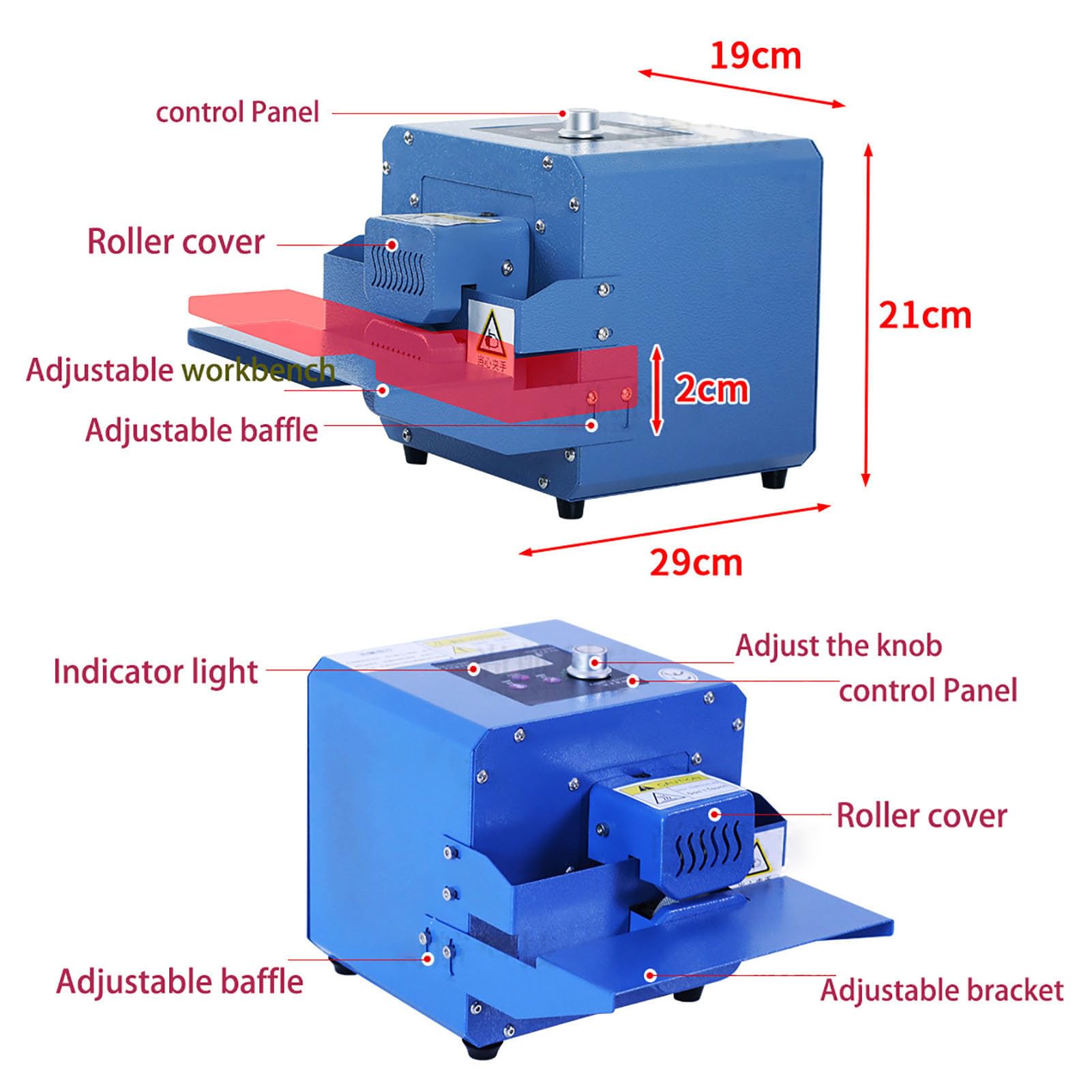 Máquina automática de envasado de alimentos con sellador de rodillo térmico para bolsas de PVC, papel de aluminio y papel kraft