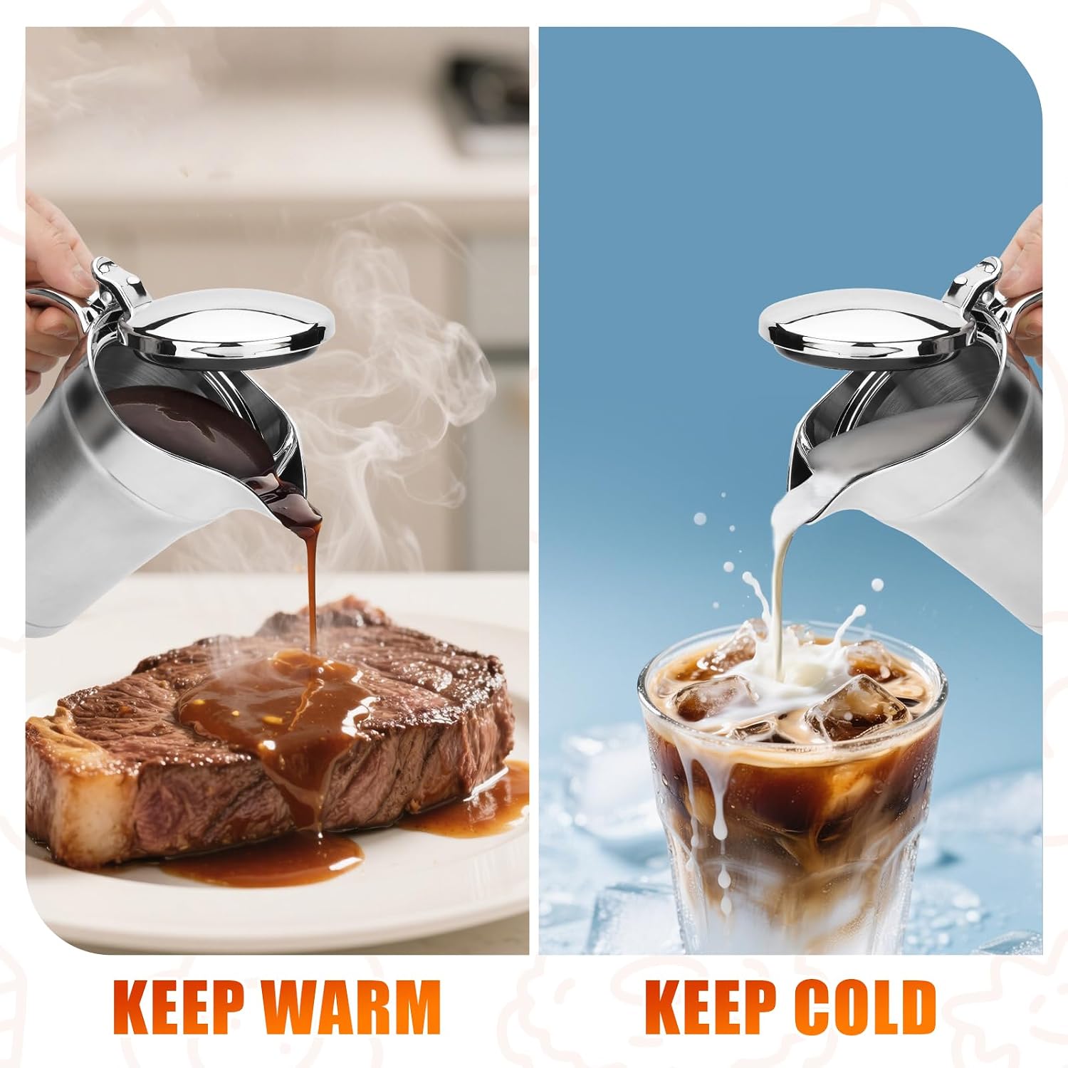Double Insulated Gravy Boat 26oz