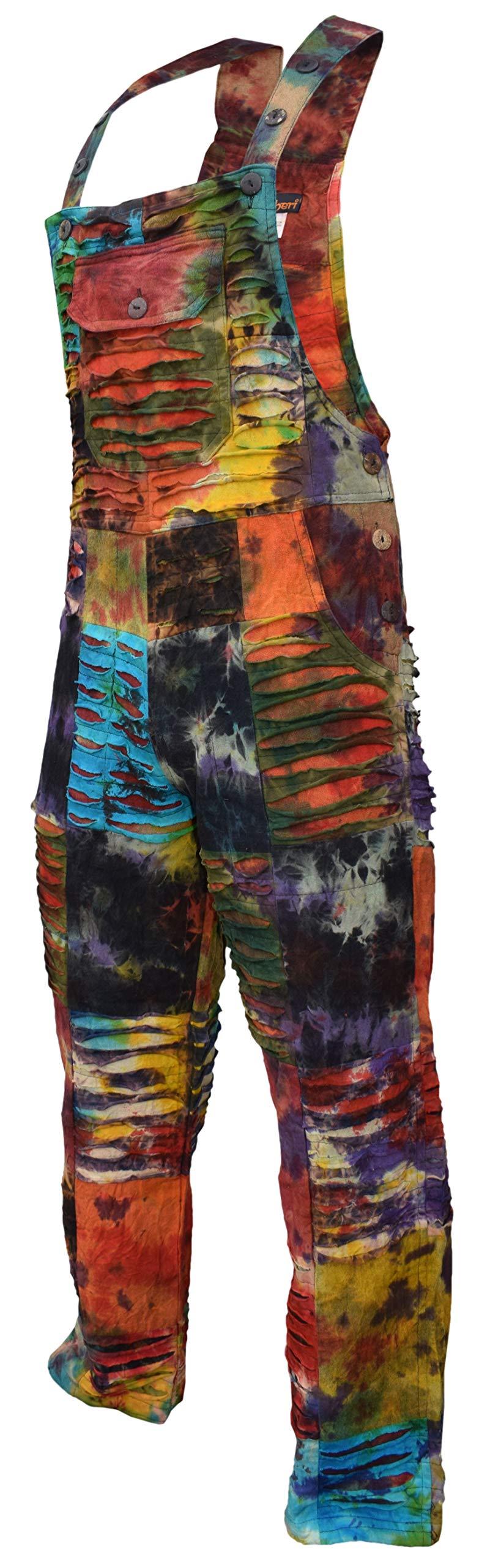 Gheri Salopette multicolore en coton pour femme