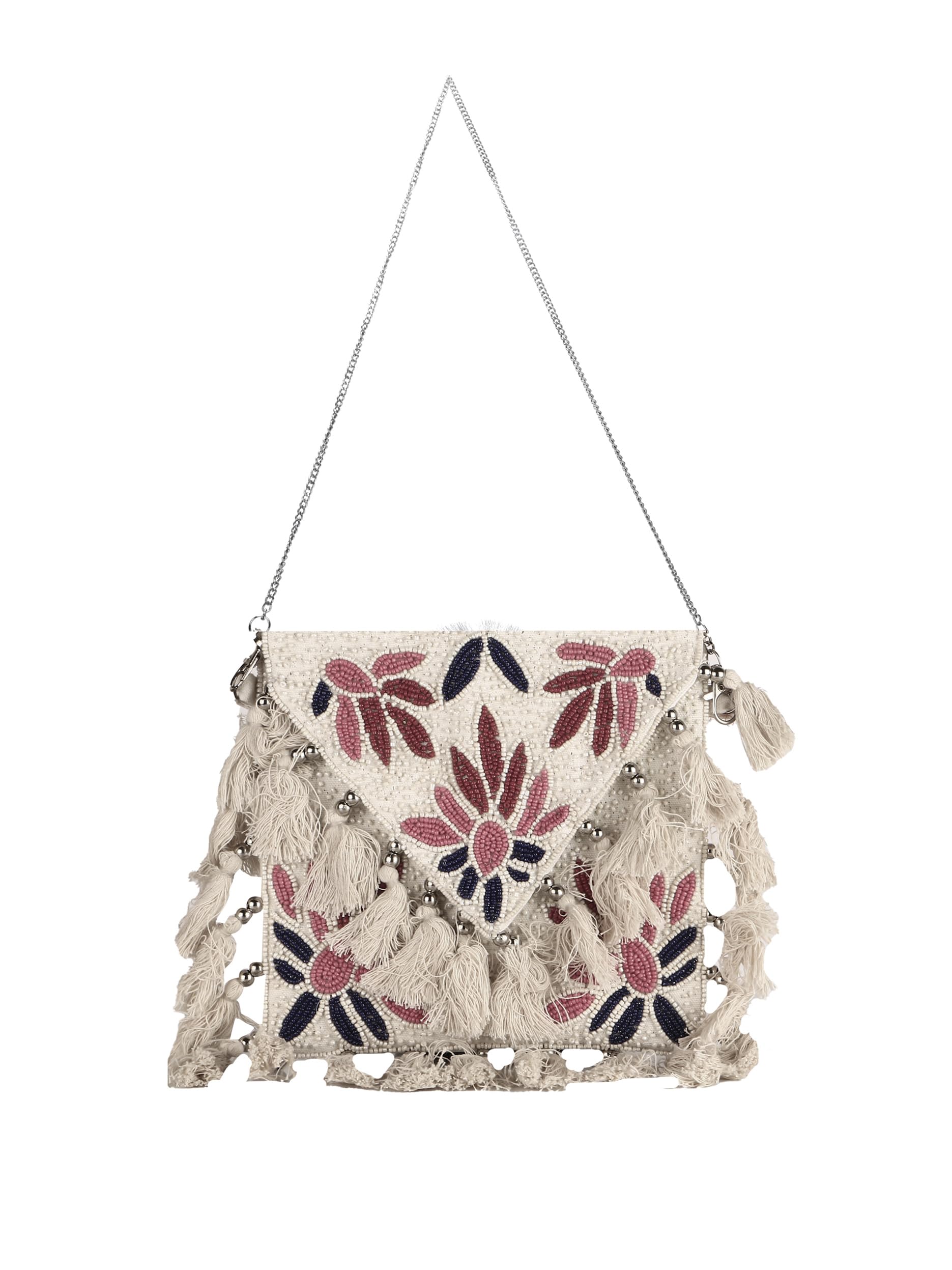 swisni White Banjara Boho Bag-picture-45
