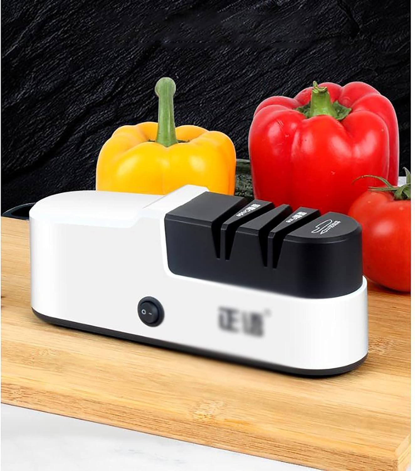 Knife Sharpener Electric Knife Sharpener Household Small Quick Knife Sharpener Fully Automatic Kitchen Knife Sharpener Convenient and Practical