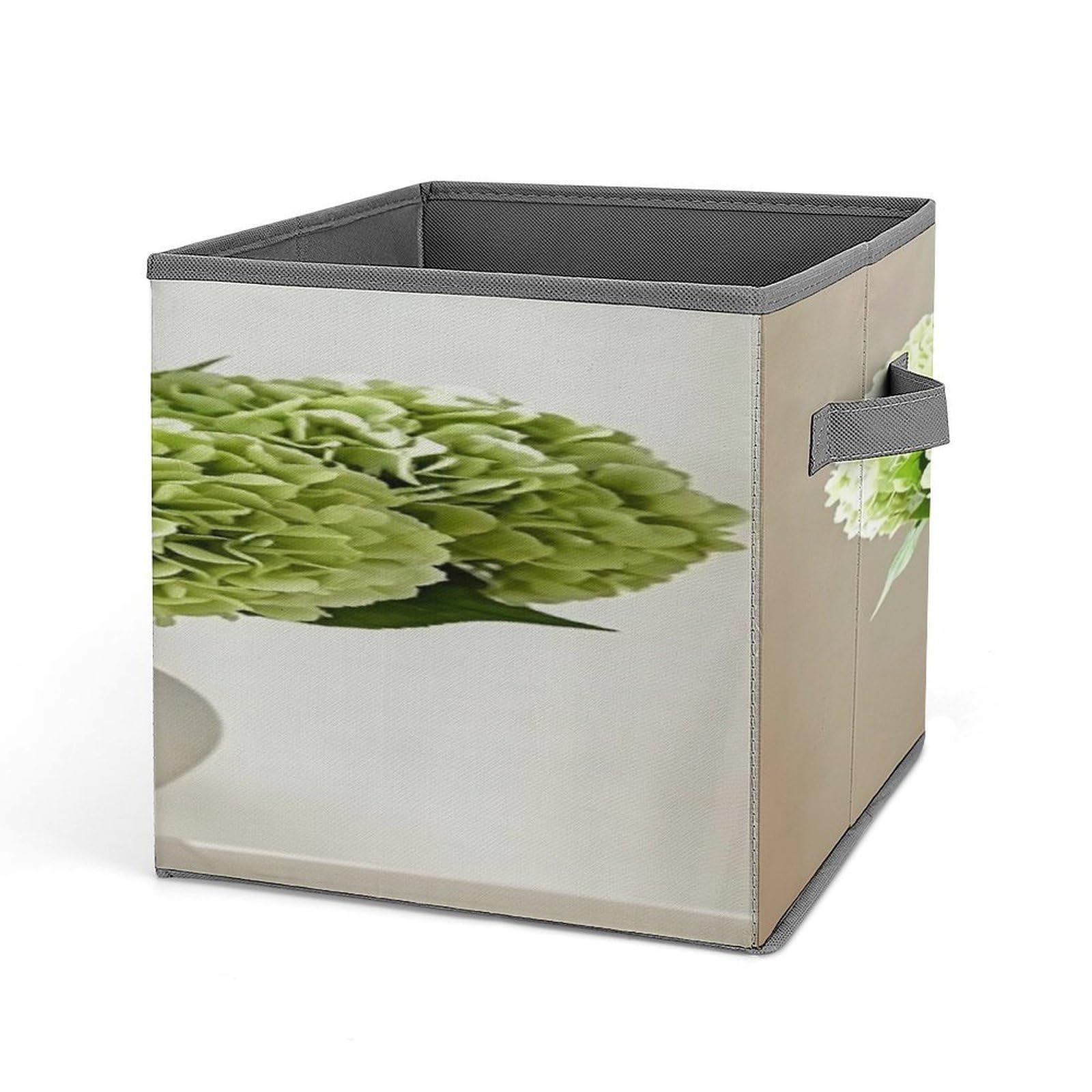 Fekiloot Style Green Hydrangea Flower Storage Bins Storage Baskets