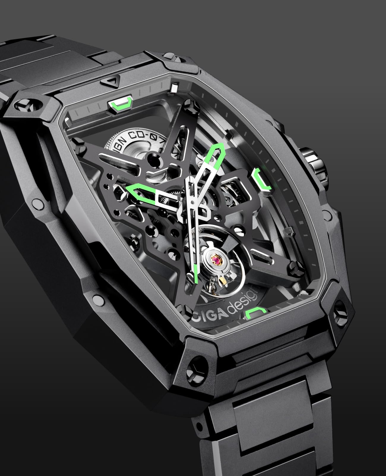 CIGA Design Hunter Orologio Meccanico Automatico Uomo | Scheletratura Fronte-Retro