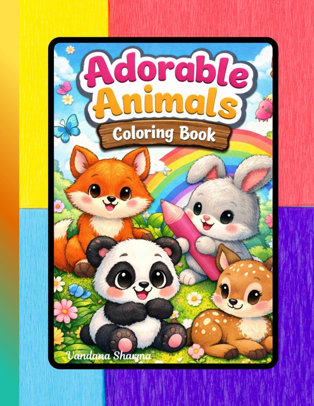 Adorable Animals Coloring Book: Fun and Relaxing Coloring Adventures for Kids