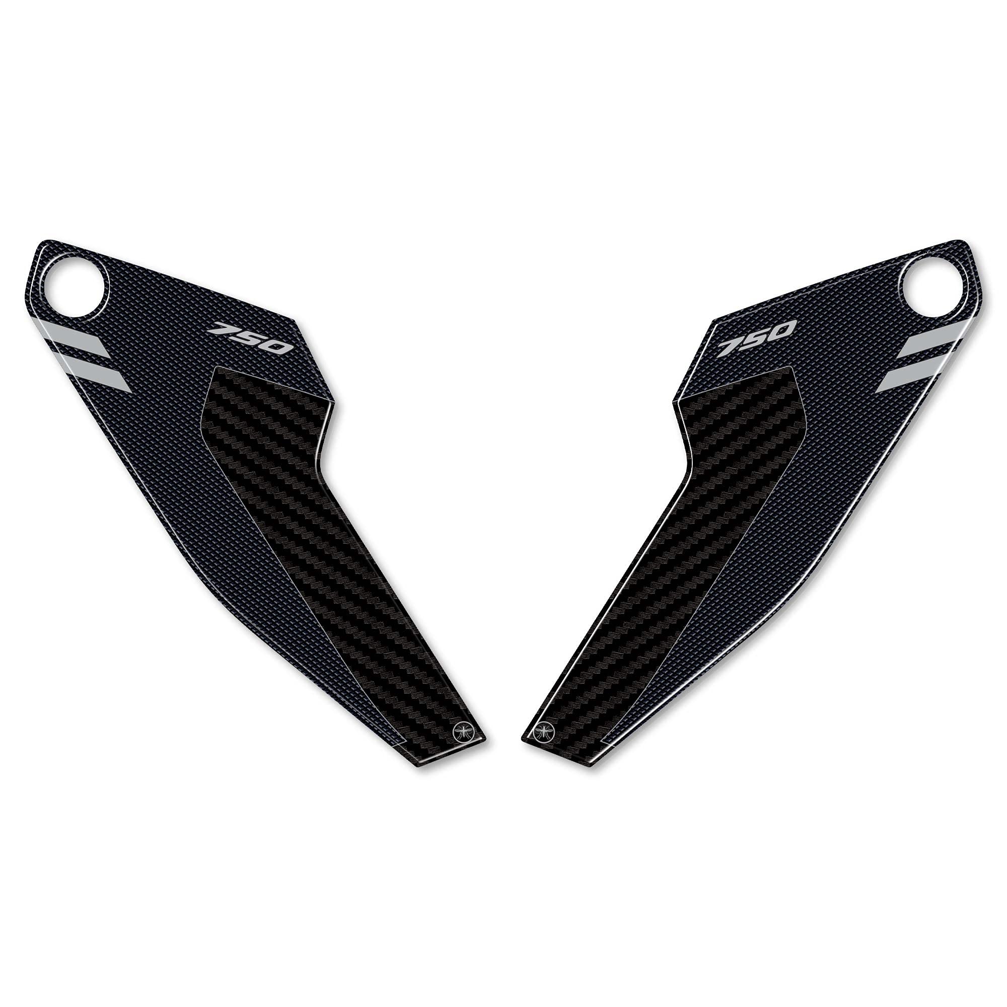 labelbike - 3D Stickers Passenger Foot Protectors Compatible with Honda X-ADV 2021-2022