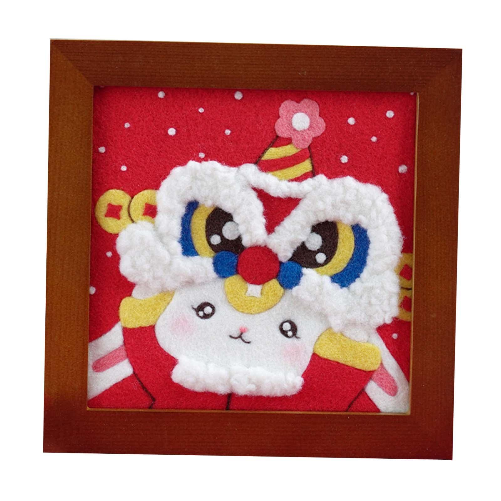 Fashion My Day® Wool Felt Material Kit Rabbit Kits Accessories for Starter Bedroom Wall B | Home & Kitchen| Craft Materials| Knitting & Crochet| Knitting| Knitting Needles